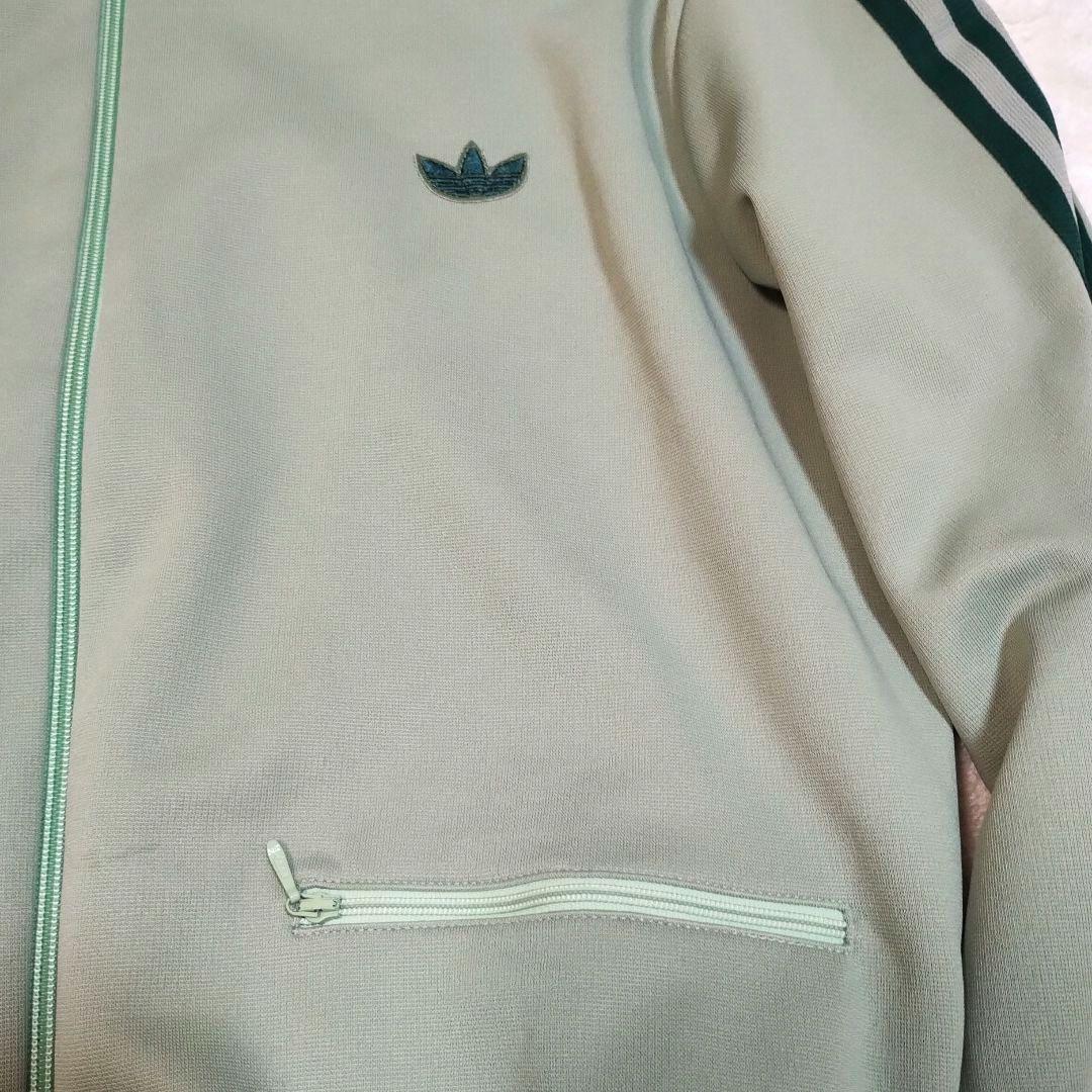 希少 美品 adidas 70s80s ミントグリーン ジャージ デサント製