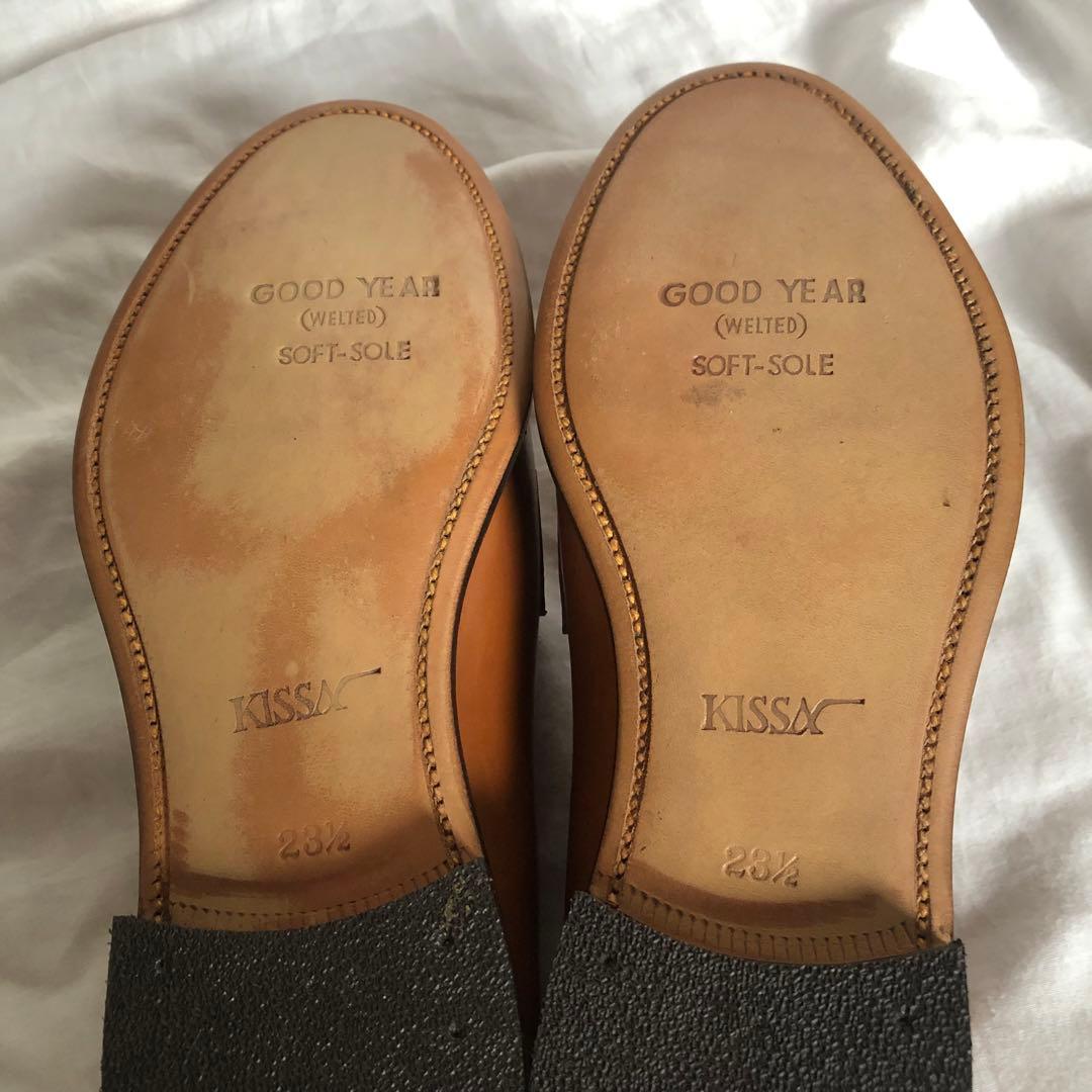 KISSA キサ　高田喜左　本革　レザー ローファー