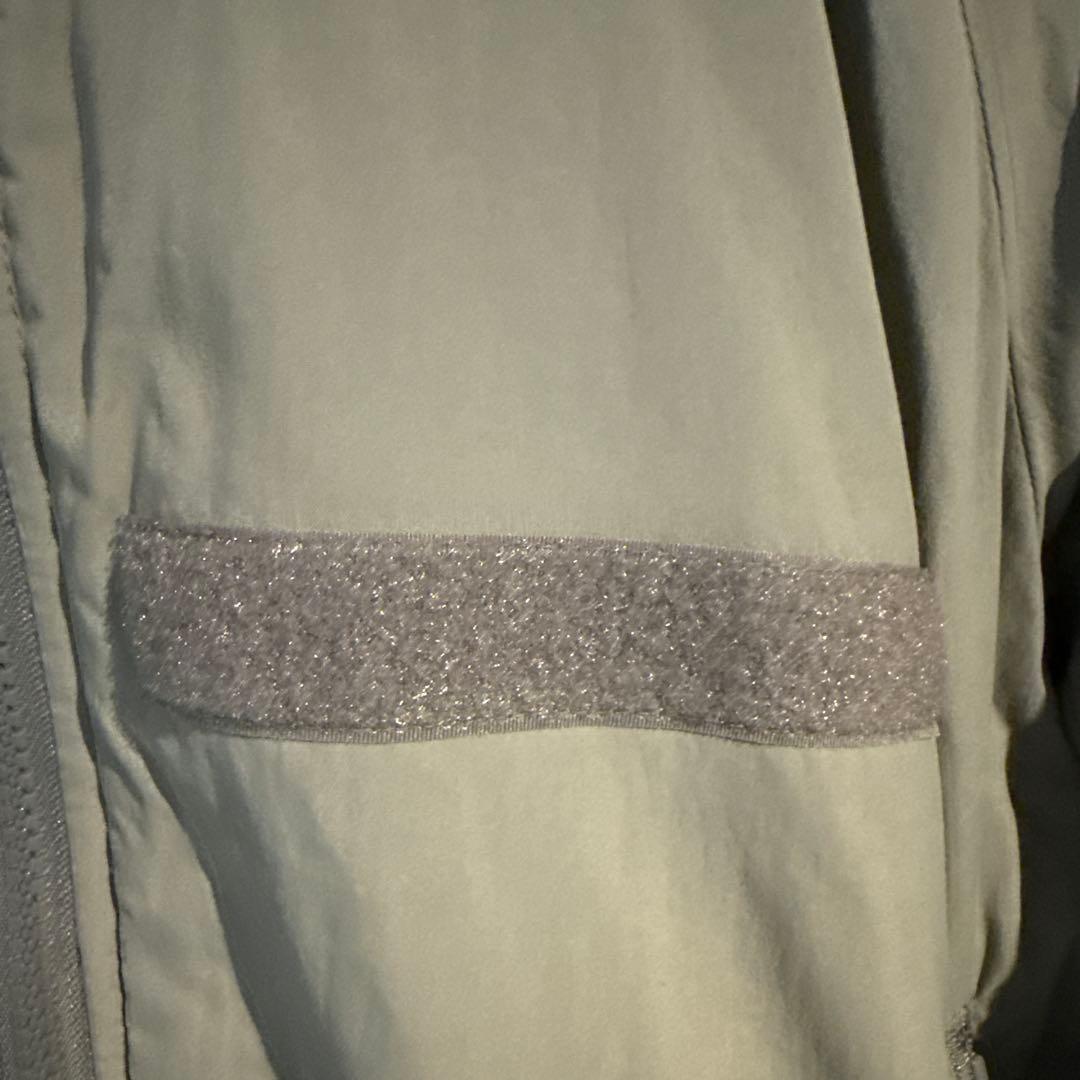 level7 アルファ　ミリタリーダウンジャケット カーキ　プリマロフト