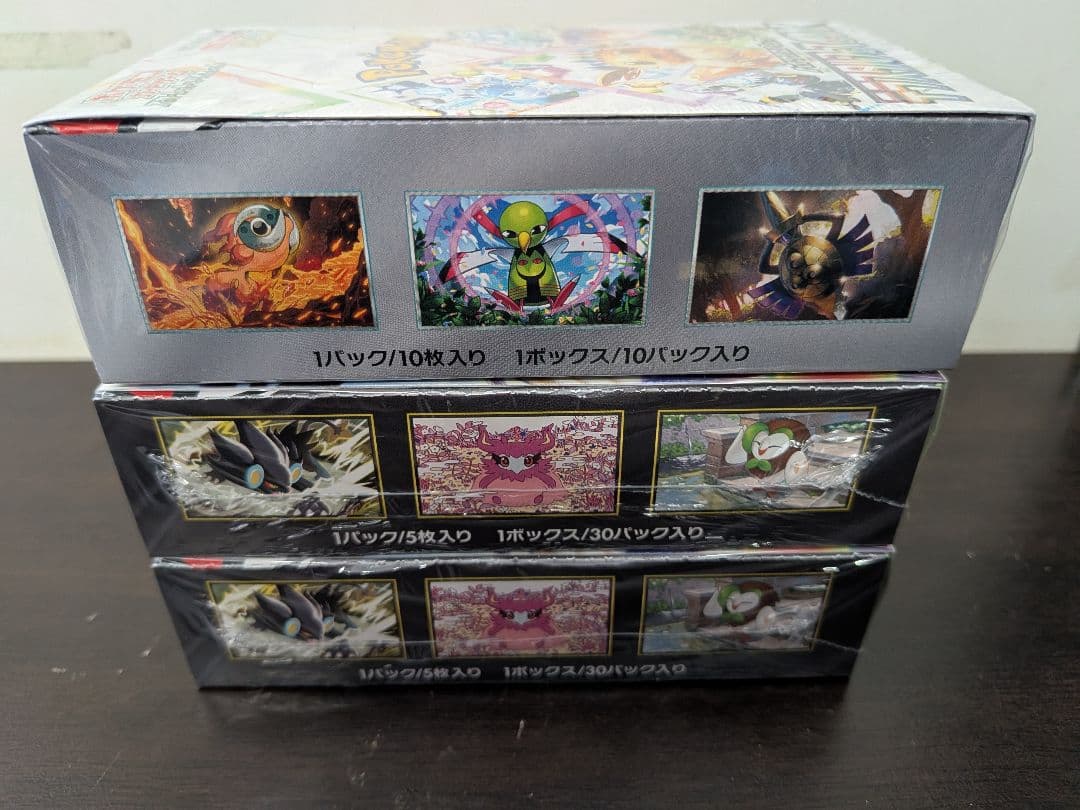 テラスタルフェスex1box ムニキスゼロ2box シュリンク付き box