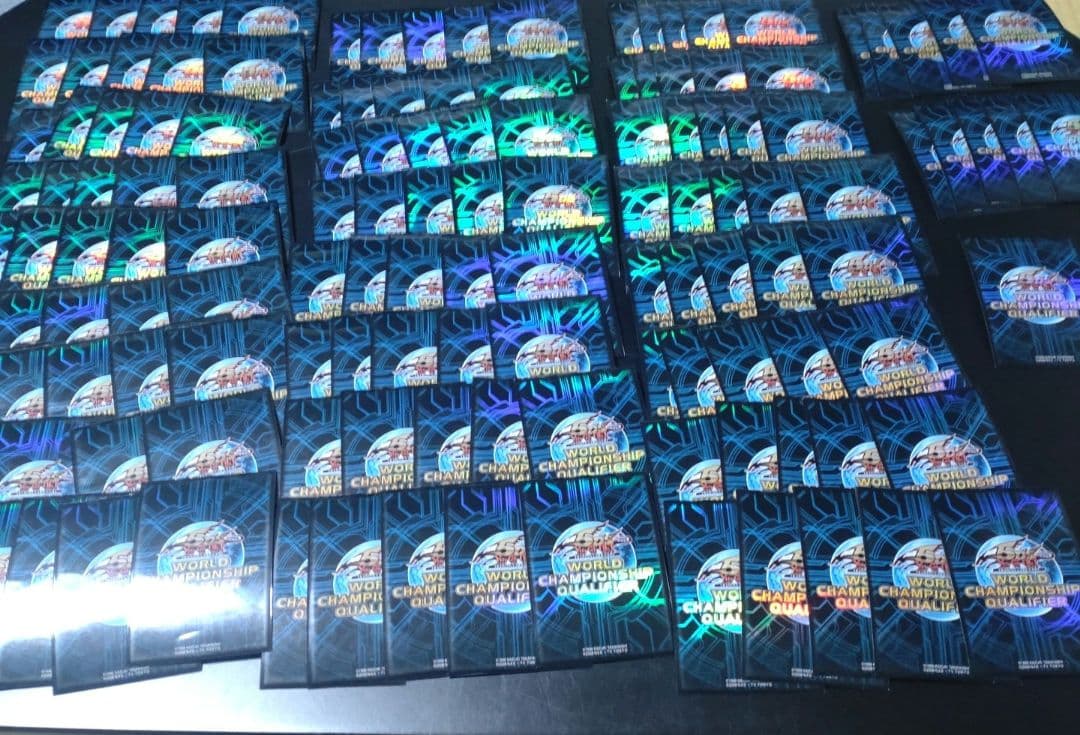 遊戯王　wcq　2010　青　スリーブ　136枚