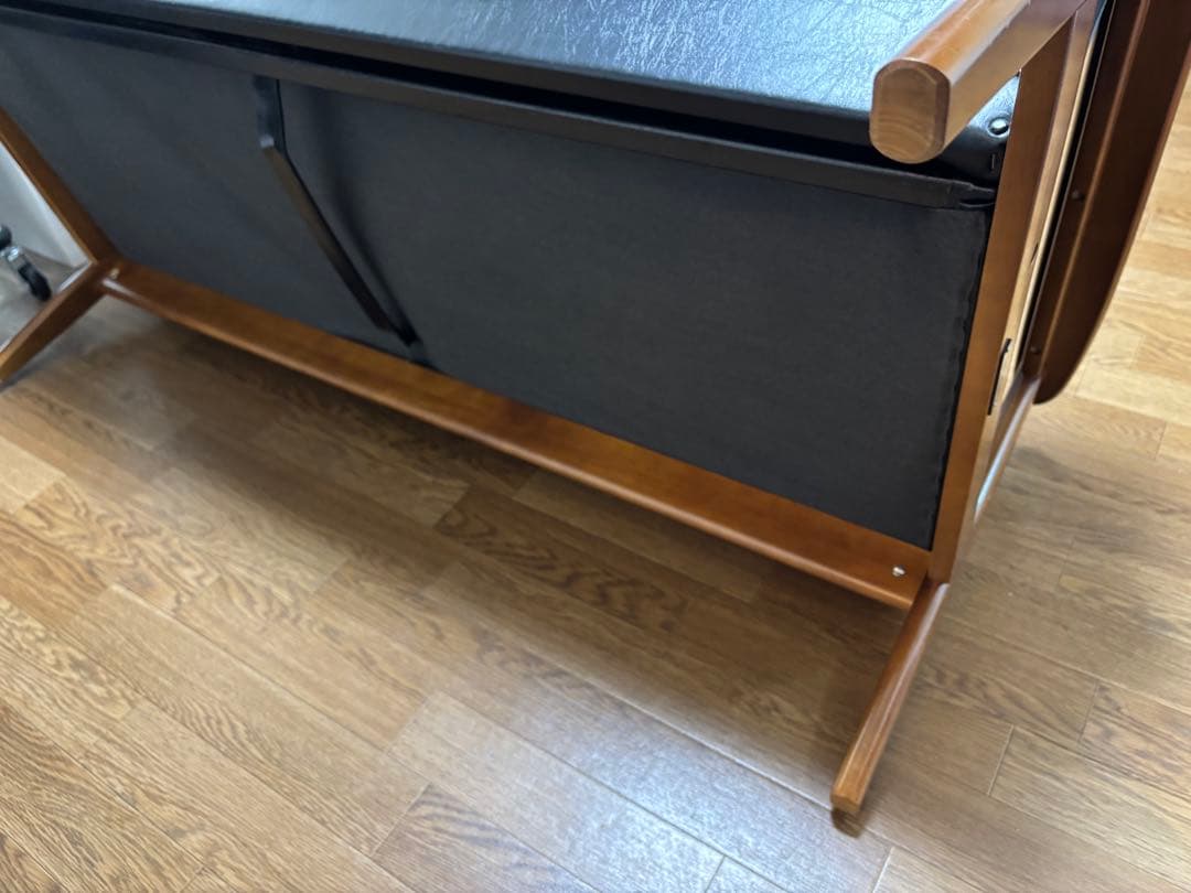 カリモク60 Kチェア　2シーター　ブラック