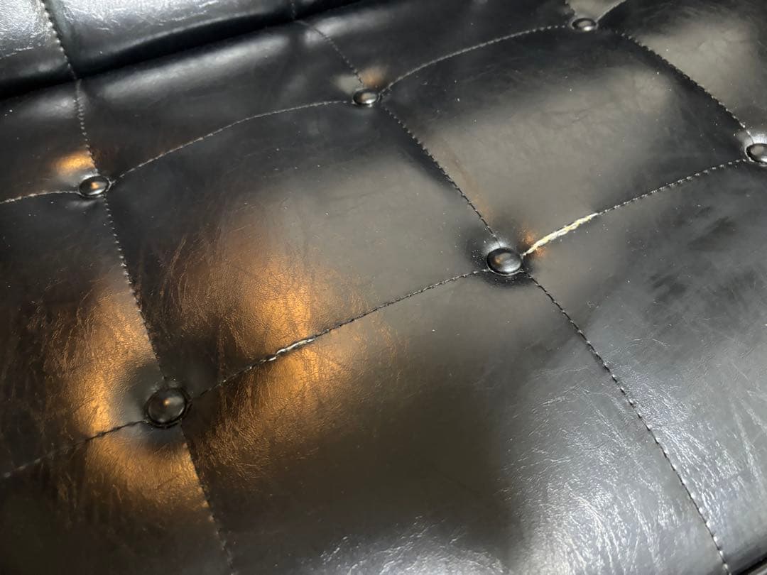 カリモク60 Kチェア　2シーター　ブラック