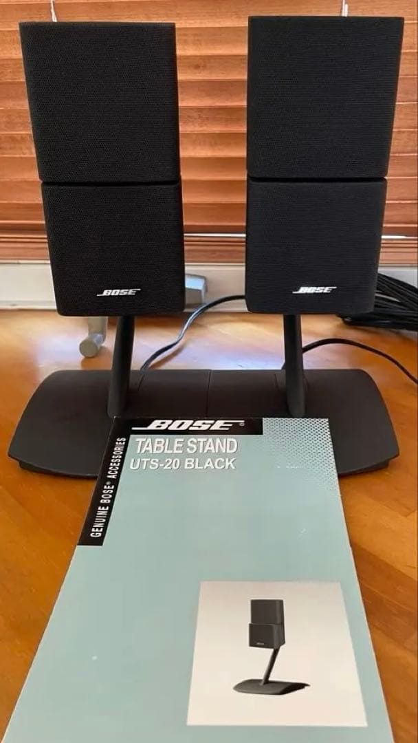 【BOSE】AM-5Ⅲダブルキューブサテライトスピーカー 専用スタンド付き