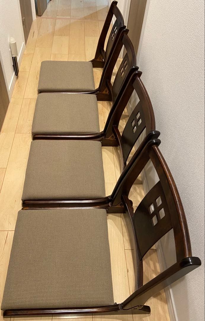 光製作所　HIKARI 座椅子　折りたたみ　和室　4台セット