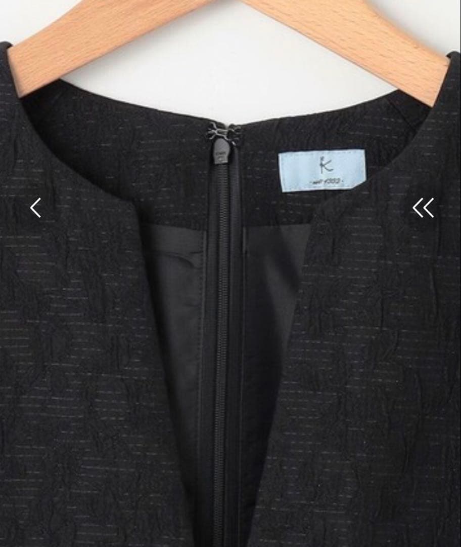 組曲 フラワーラメジャカード ジャンパースカート