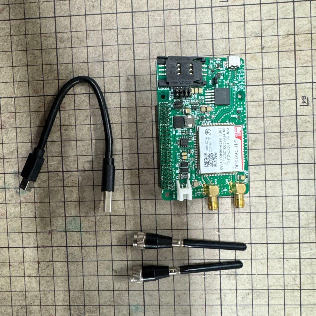 ラズベリーパイ用　LTE通信モジュール　4GPi