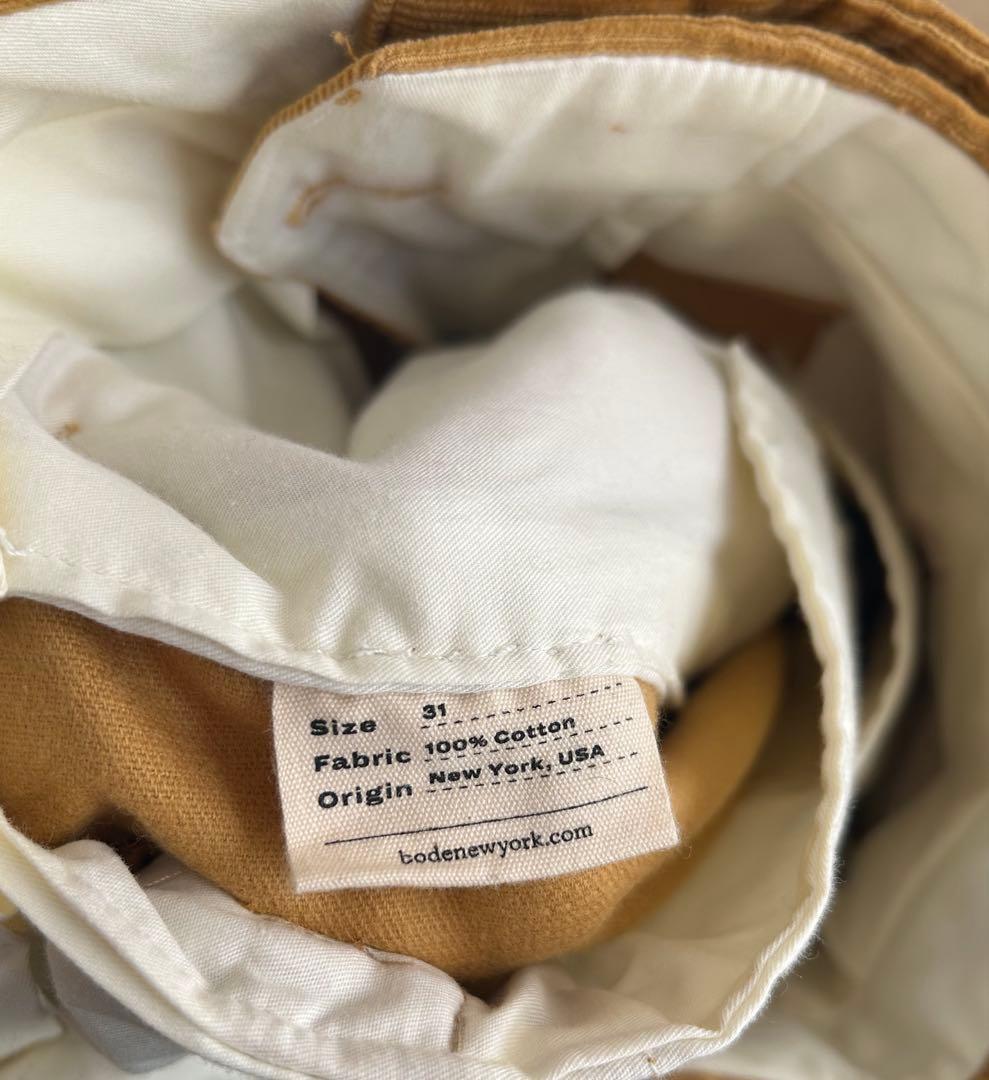 パンツ BODE Senior Cord Side-Buckle Trousers