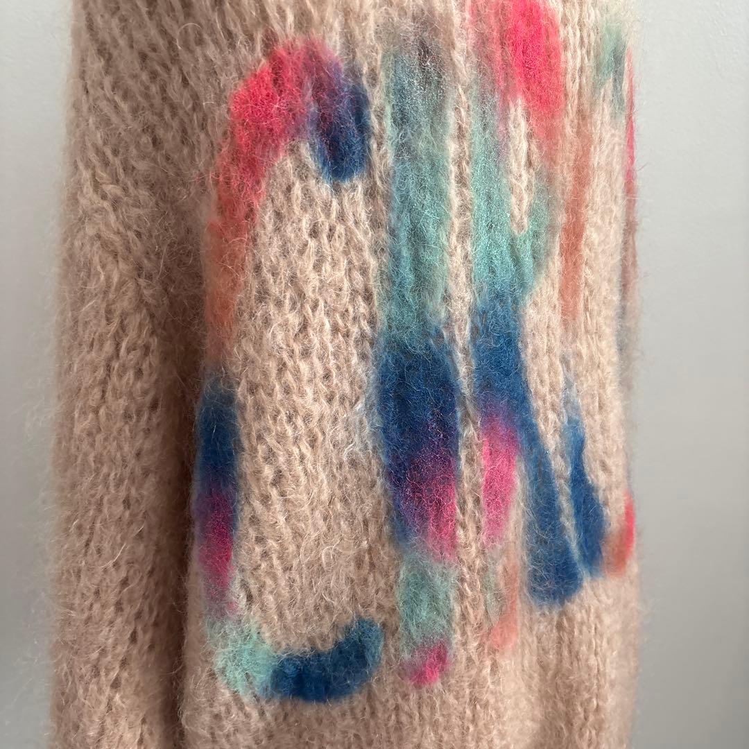 LES TRICOTS D’O×Chaos バックロゴニットカーディガン