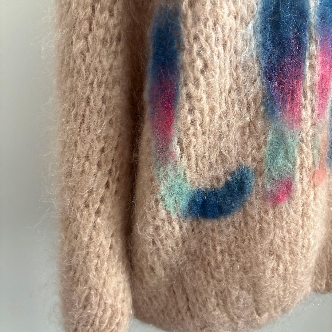 LES TRICOTS D’O×Chaos バックロゴニットカーディガン