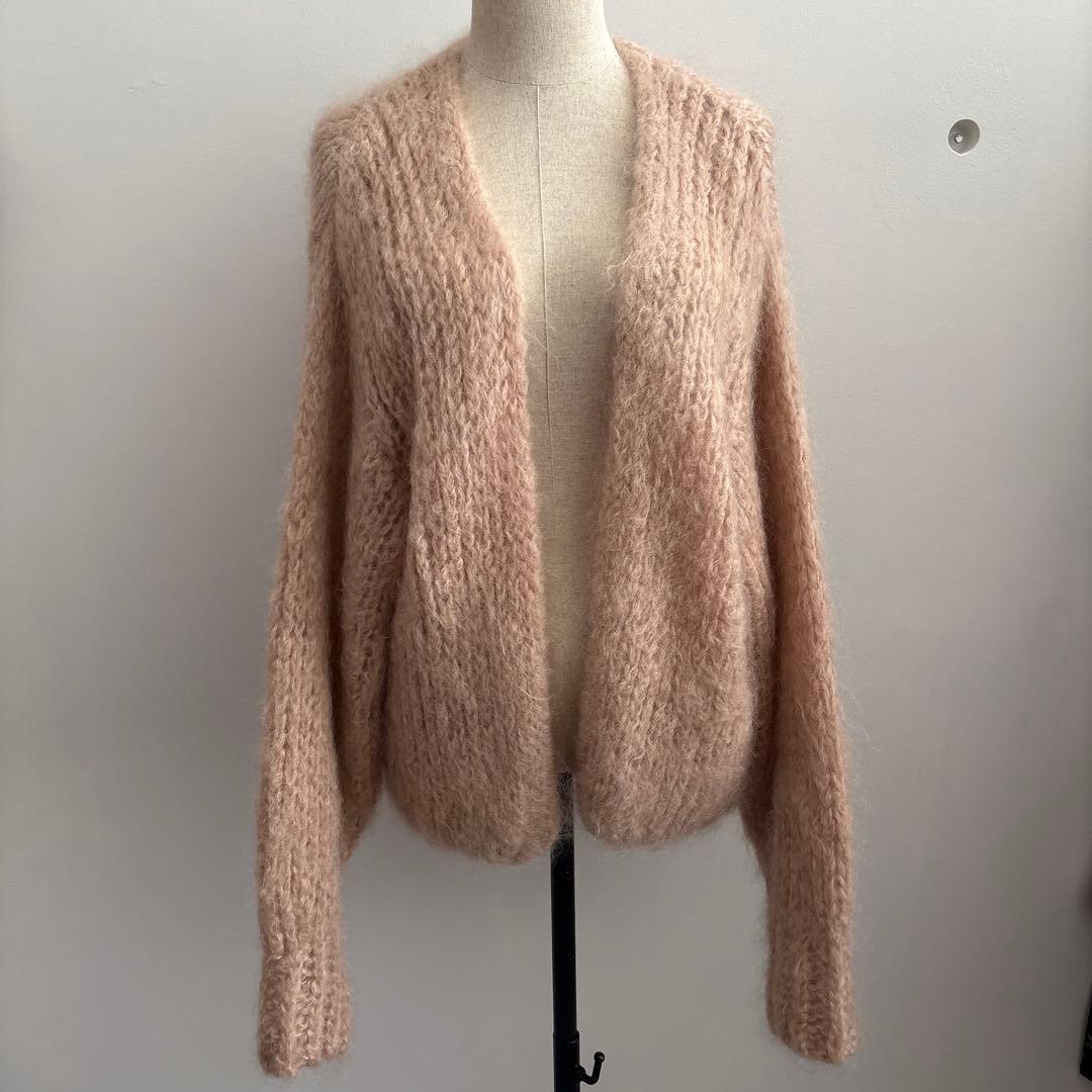 LES TRICOTS D’O×Chaos バックロゴニットカーディガン