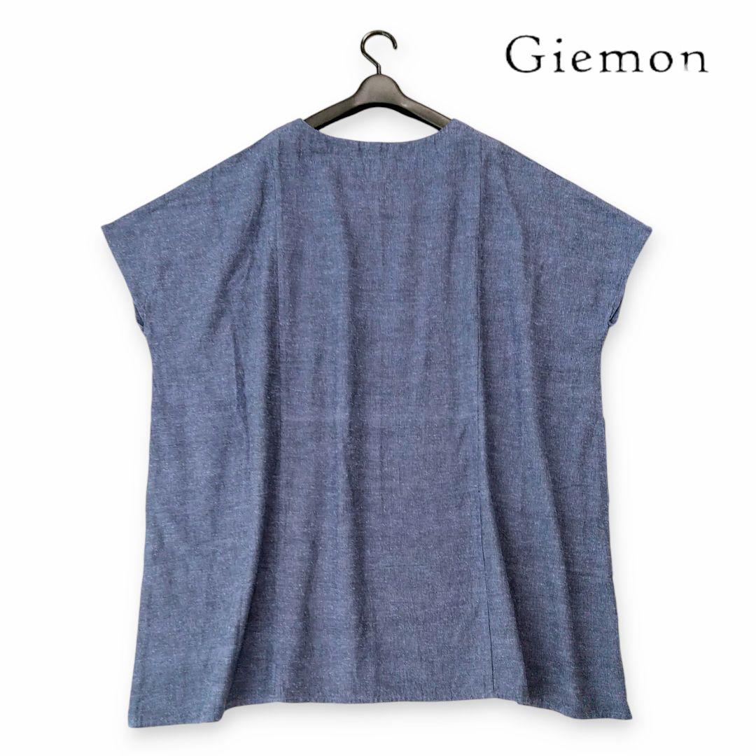 ■新品タグ付き 儀右ヱ門 ギエモン アッパッパ チュニックワンピース 日本製