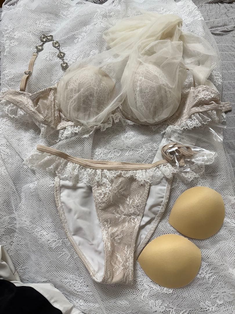 ホイップバニー Tulle ribbon Swim wear