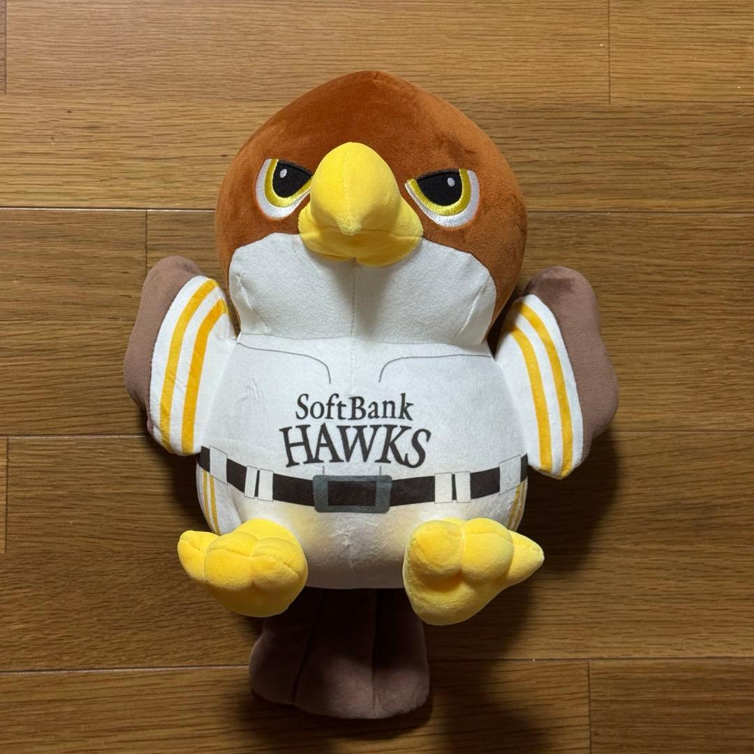 ぱ*ら様 SoftBank HAWKS ソフトバンクホークスぬいぐるみ 鷹　くじ
