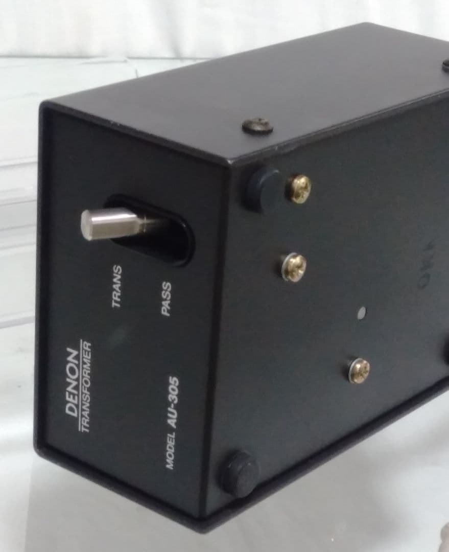 デノン MC(DL-103等)用 昇圧トランス AU-305 動作良好 綺麗な品