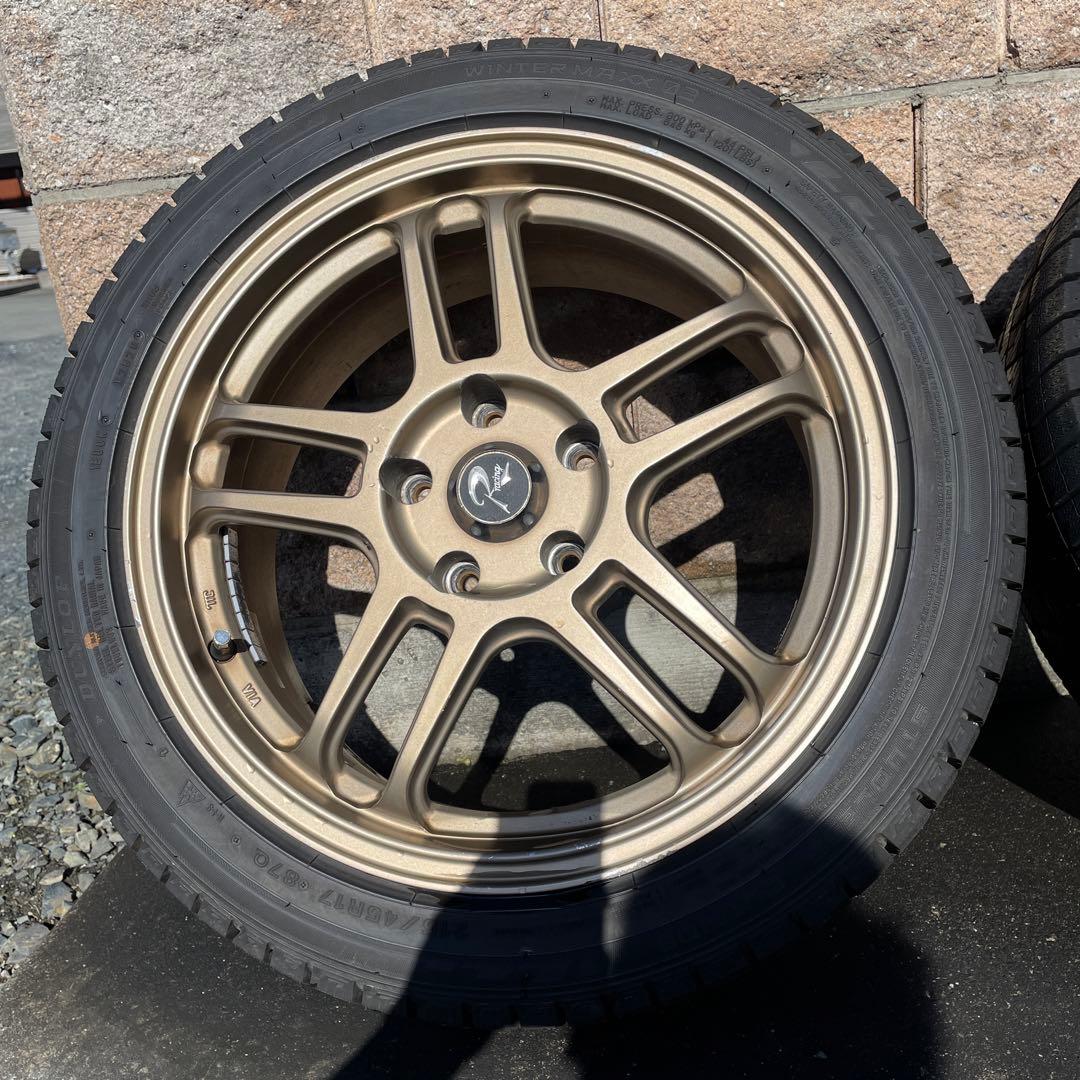 スタッドレスタイヤ(215/45/17)・ホイール(17/7j)4本セット