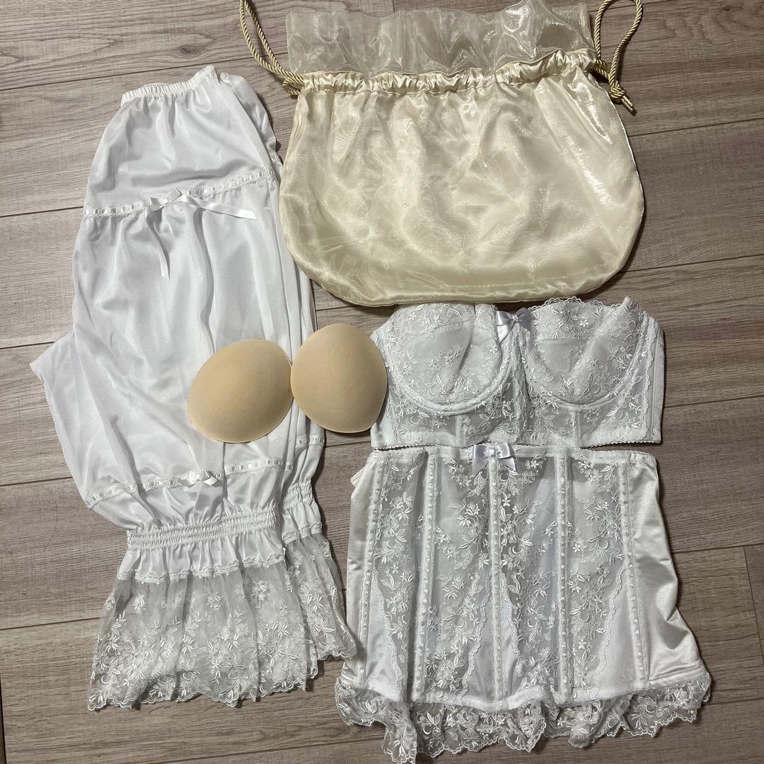 【チューリップ様】ブライダルインナー D75 ホワイト