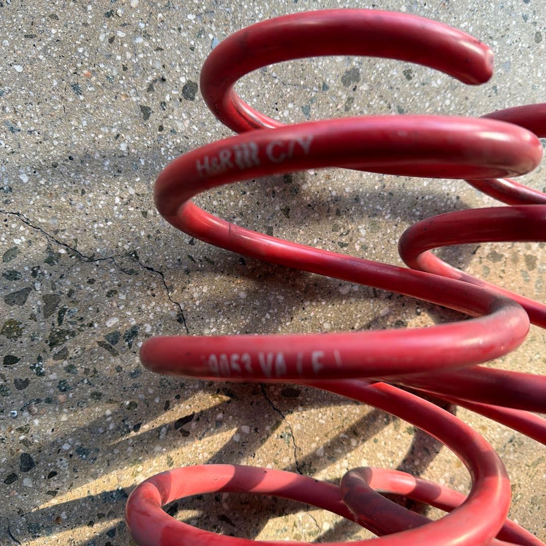  M3 E92用　H&R ダウンサス　スプリング 前後セット　中古