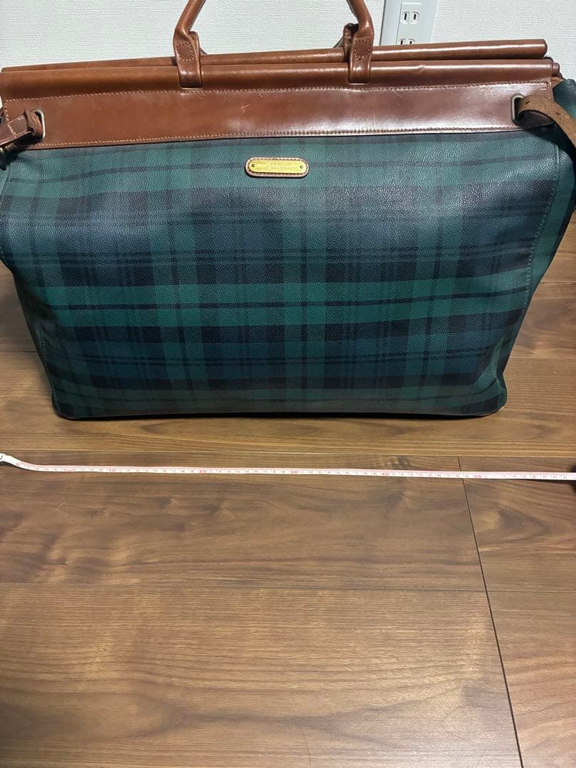 ✨美品✨ ラルフローレン ボストンバッグ 旅行 大容量 高級 グリーン チェック