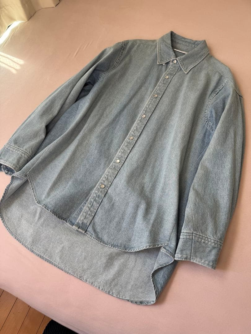 BALENCIAGA オーバーサイズ　デニム　シャツ　ジャケット　44 M L