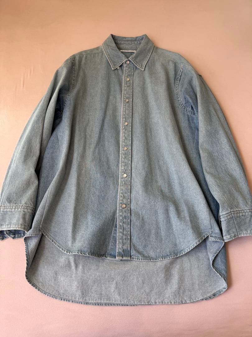 BALENCIAGA オーバーサイズ　デニム　シャツ　ジャケット　44 M L