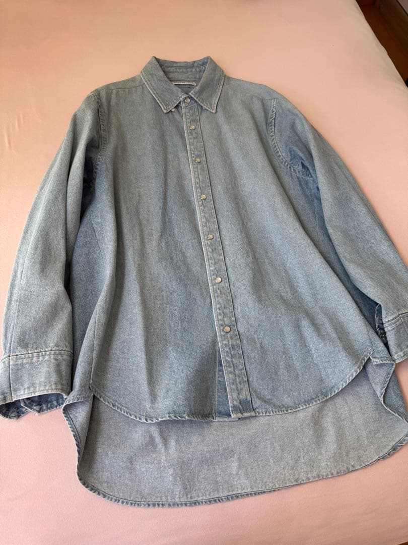 BALENCIAGA オーバーサイズ　デニム　シャツ　ジャケット　44 M L