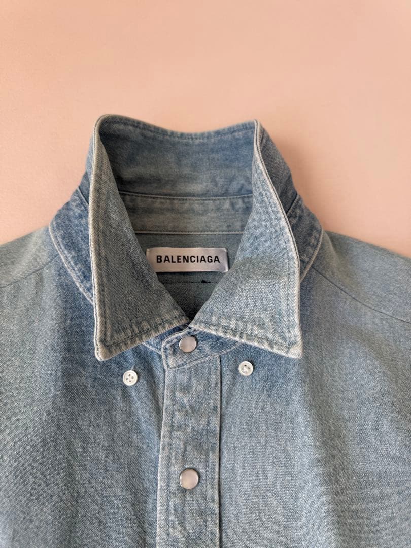 BALENCIAGA オーバーサイズ　デニム　シャツ　ジャケット　44 M L