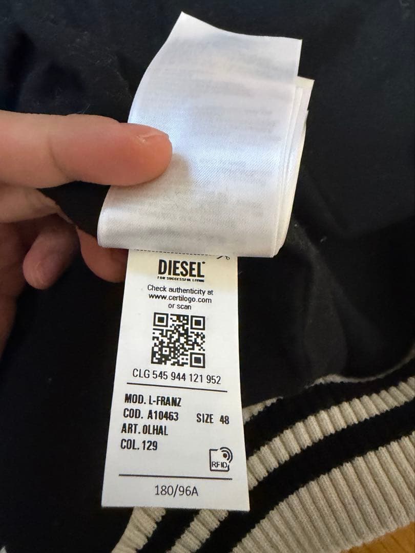 diesel ジャケット　48サイズ