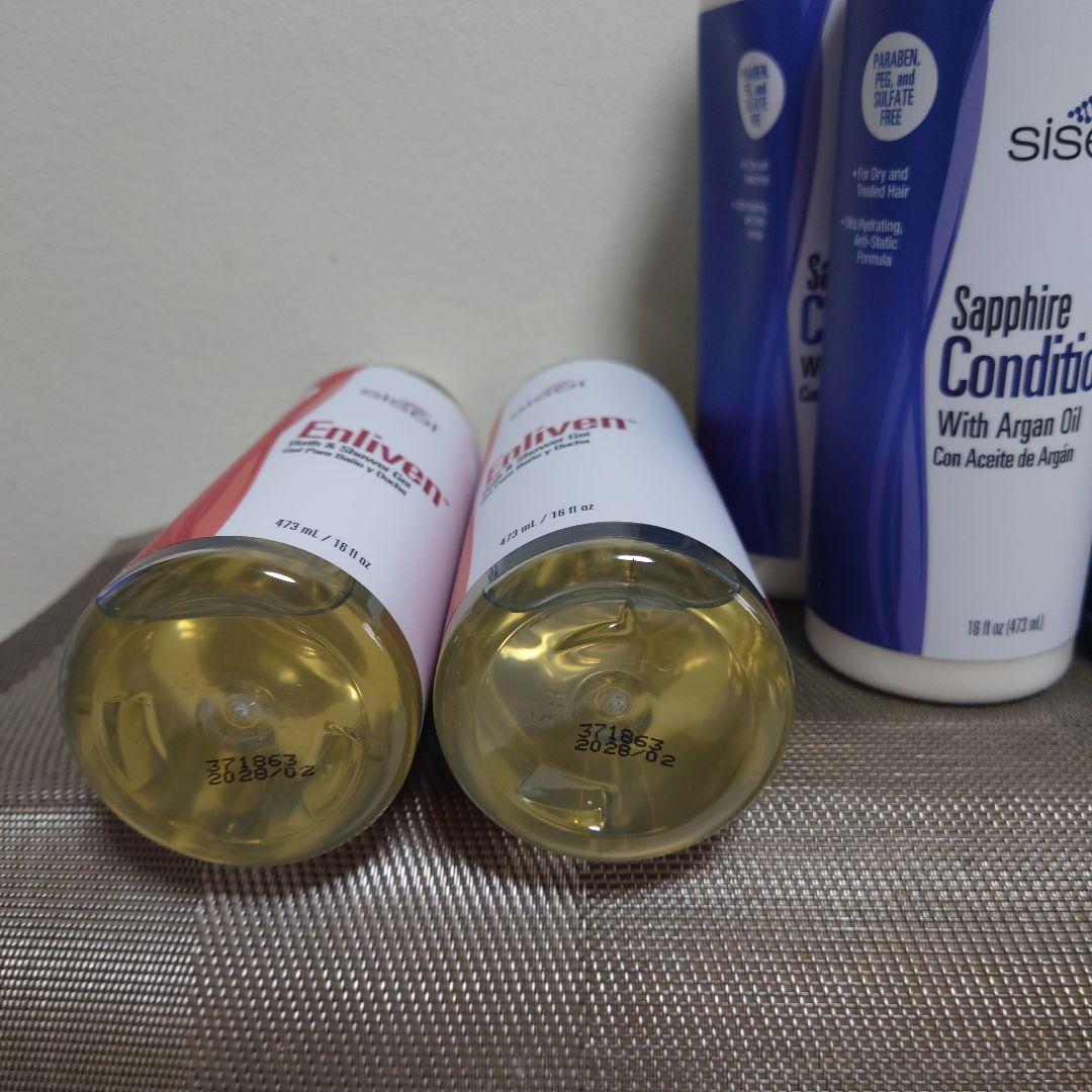 Sisel シャンプー・コンディショナー・バスジェルセット各2本