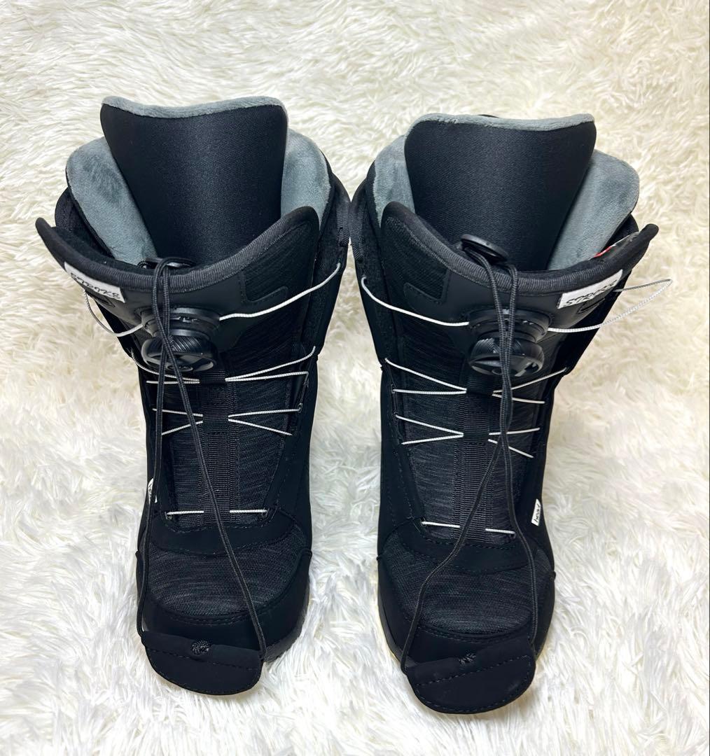 HEADスノーボードブーツブラック STRIKE BOA 24cm レディース
