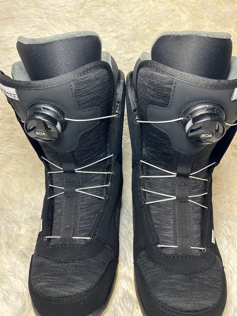 HEADスノーボードブーツブラック STRIKE BOA 24cm レディース