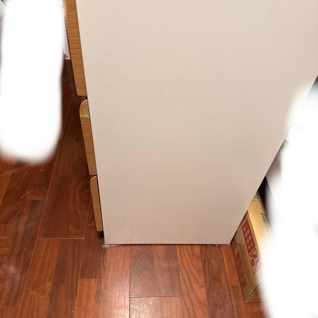 ★4/10まで★ニトリ　6段チェスト　ベージュ　ホワイト　木目