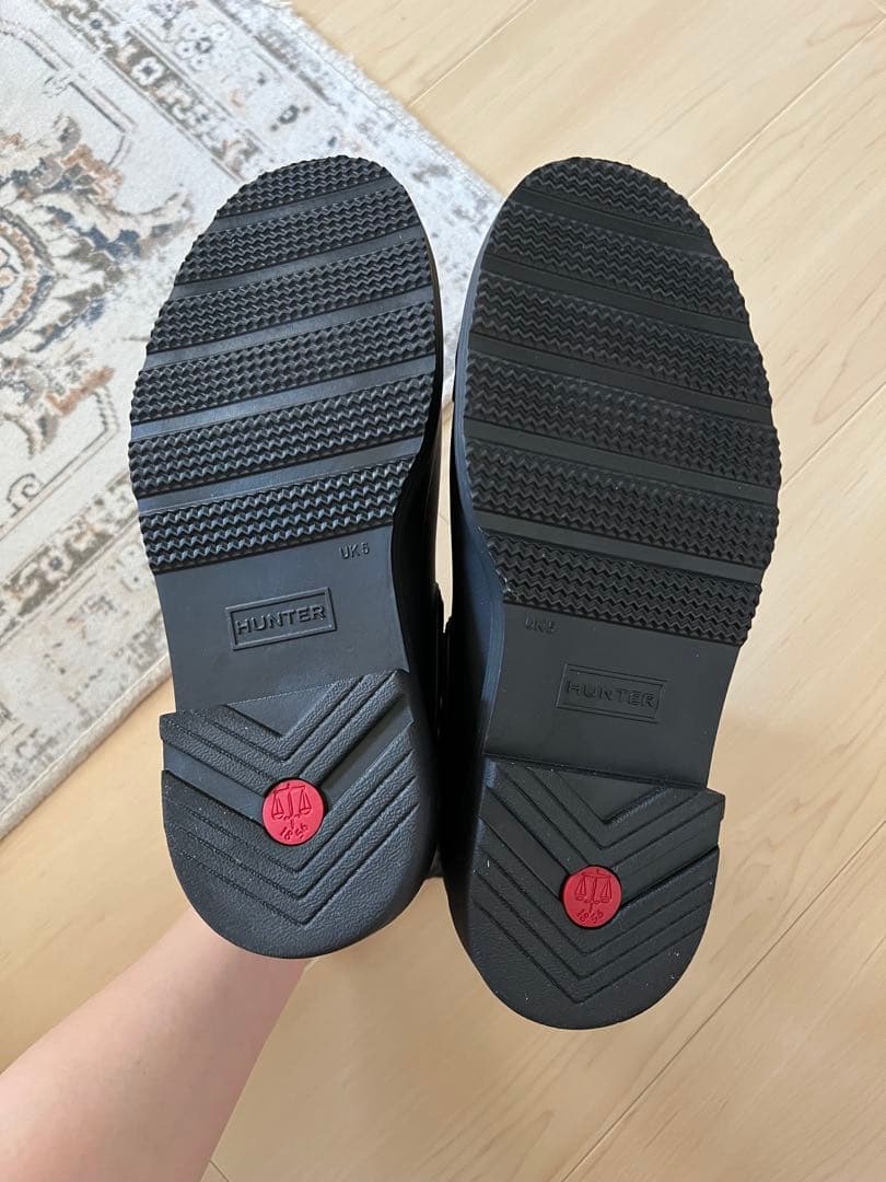 【試着のみ】HUNTER コマンドチェルシーブーツ ブラック