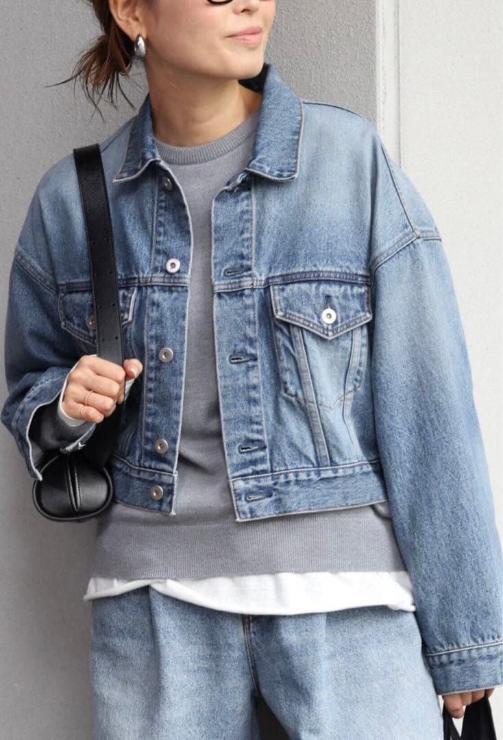 ★Deuxieme Classe★クロップド デニム ジャケット中古★