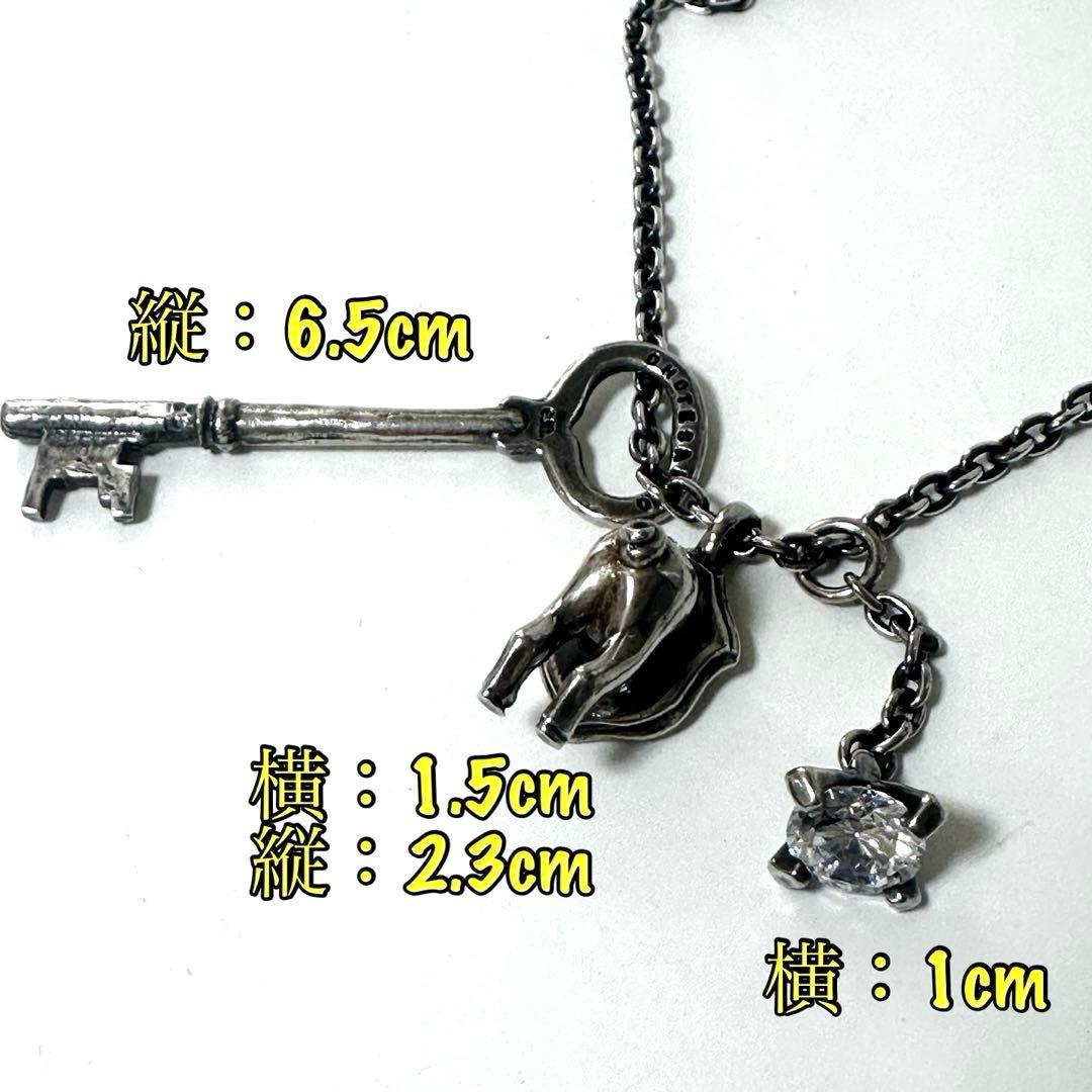 【美品】e.m. 表参道ヒルズ限定 チャームネックレス おしゃれ ロングチェーン