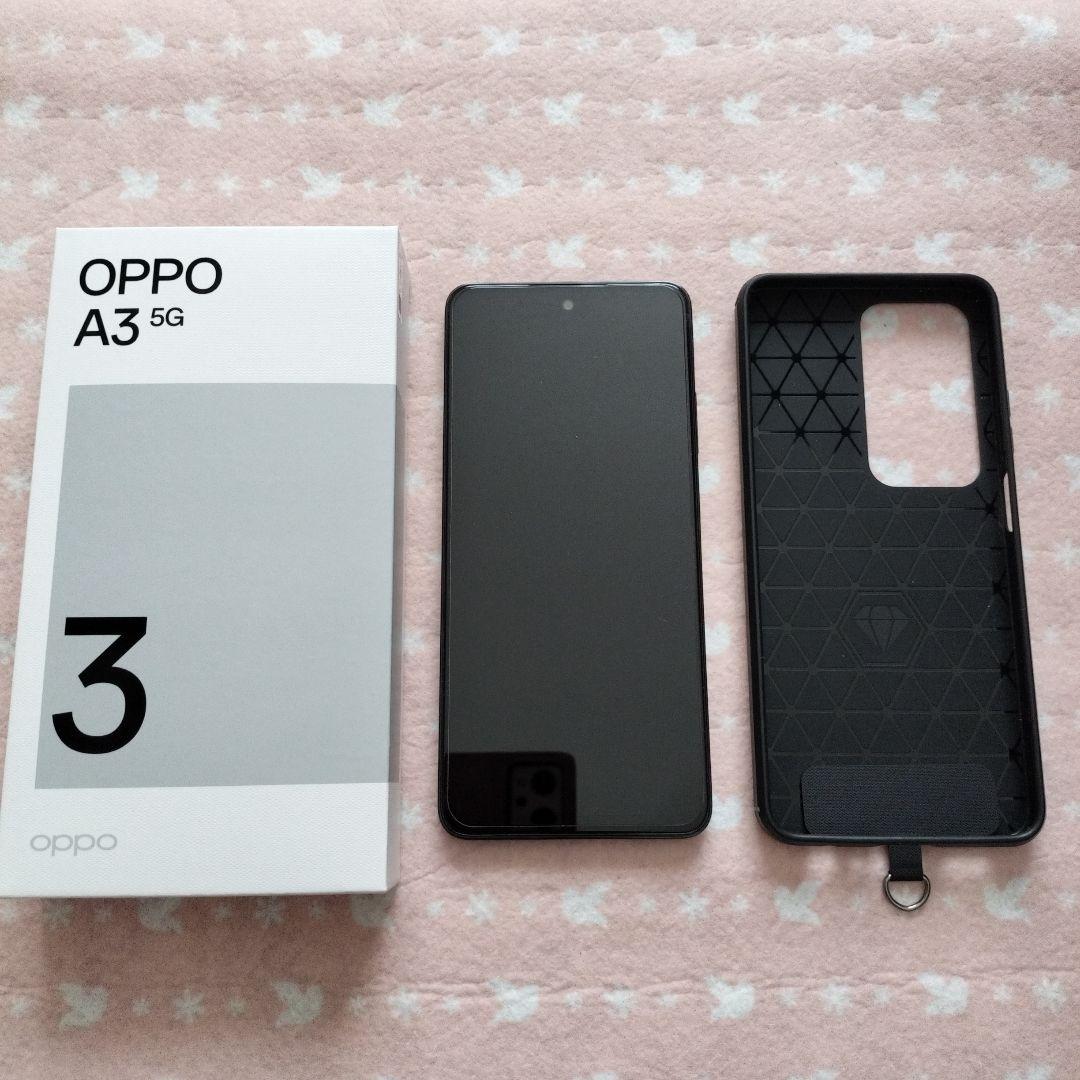 OPPO A3 5G 本体 ケース付き