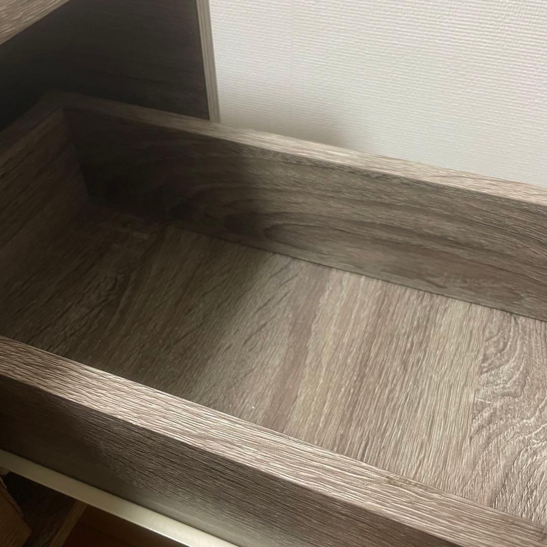 RASIK ドレッサー テーブル 幅95cm チャコールグレー