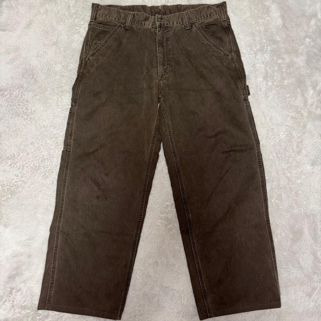 carhartt カーハート ペインターパンツ 古着　ビンテージ　ブラウン 34