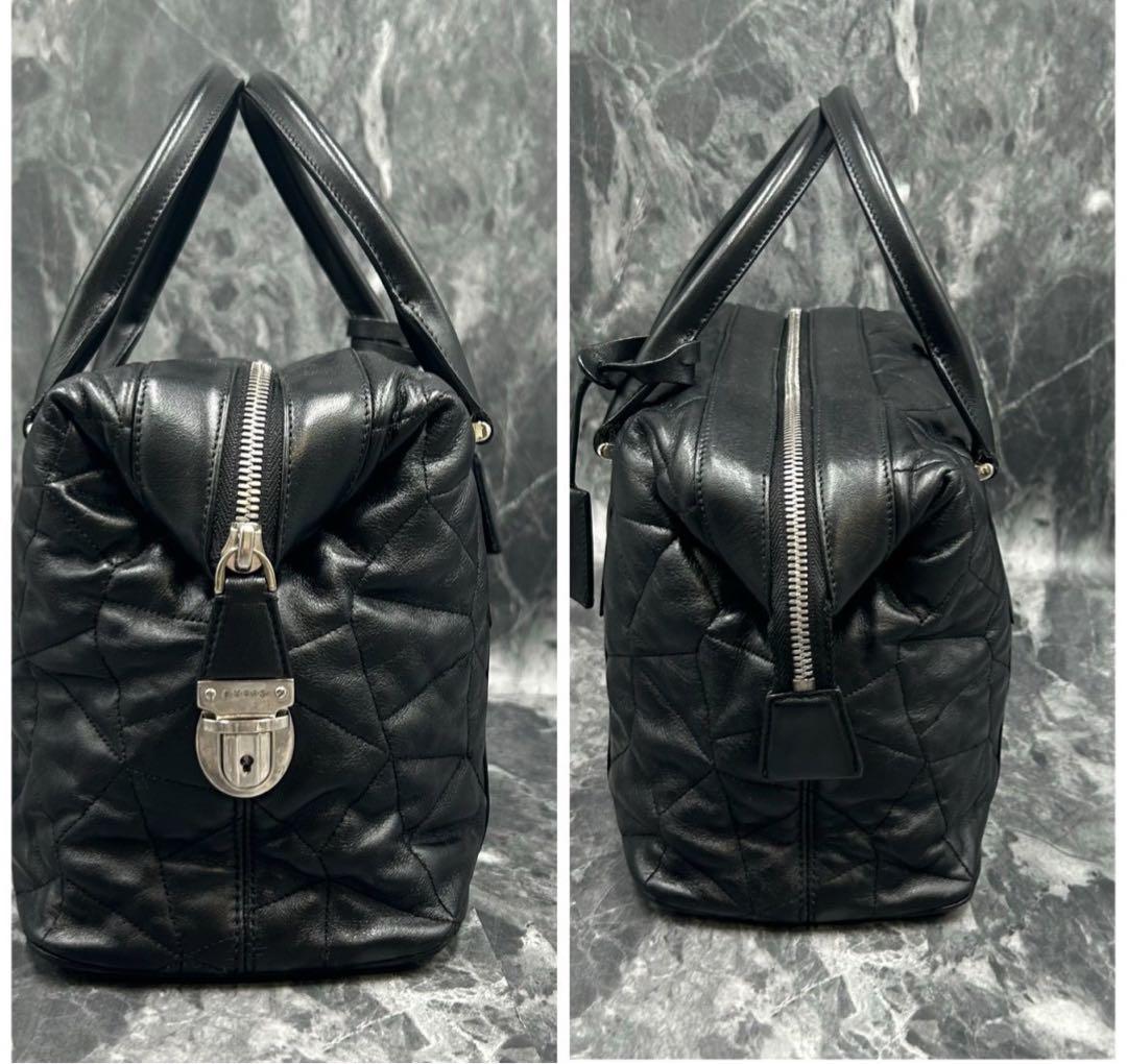 希望額変更中✨ AKRIS アクリス　ミニボストンバッグ　キルティング