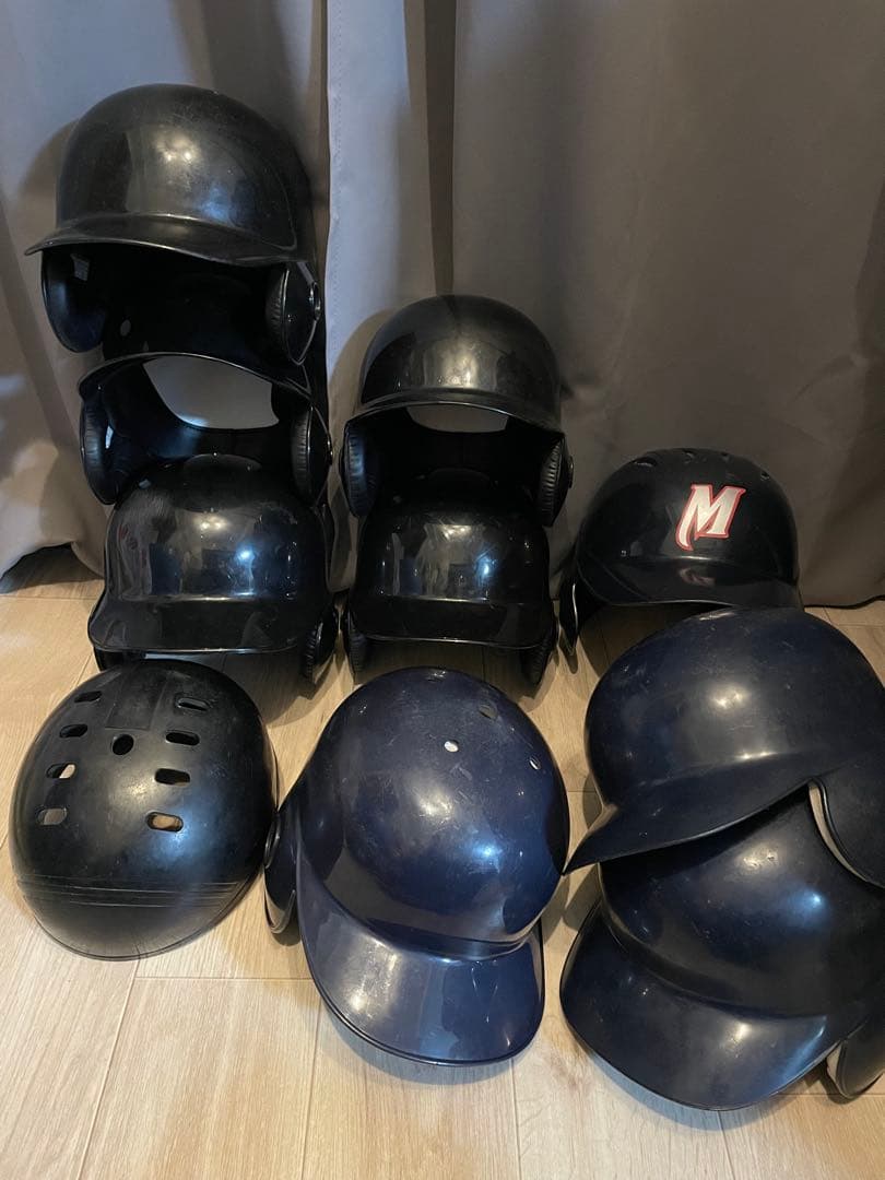 野球　一般軟式　ヘルメット　ミズノ　SSK エスエスケー　片道　両耳