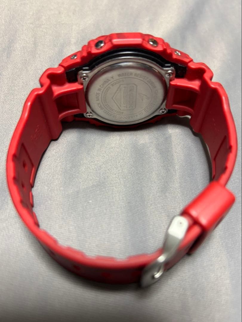 G-SHOCK GLX 5600F-4JF タイドグラフ腕時計 レッド