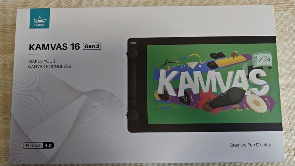 HUION KAMVAS 16 (Gen 3) 本体