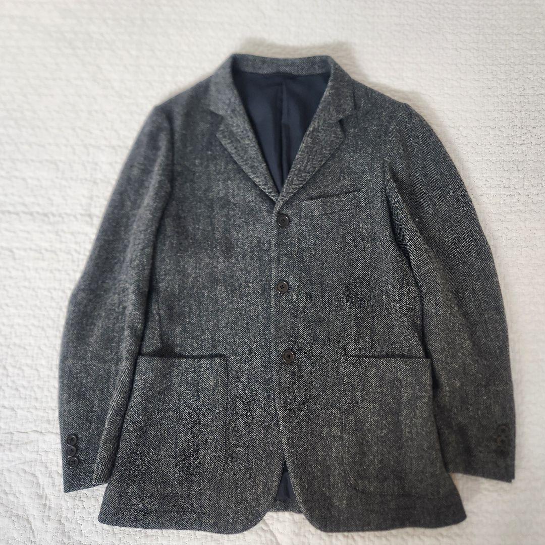マーガレットハウエル　テーラードジャケット　ヘリンボーン　メンズ　上着
