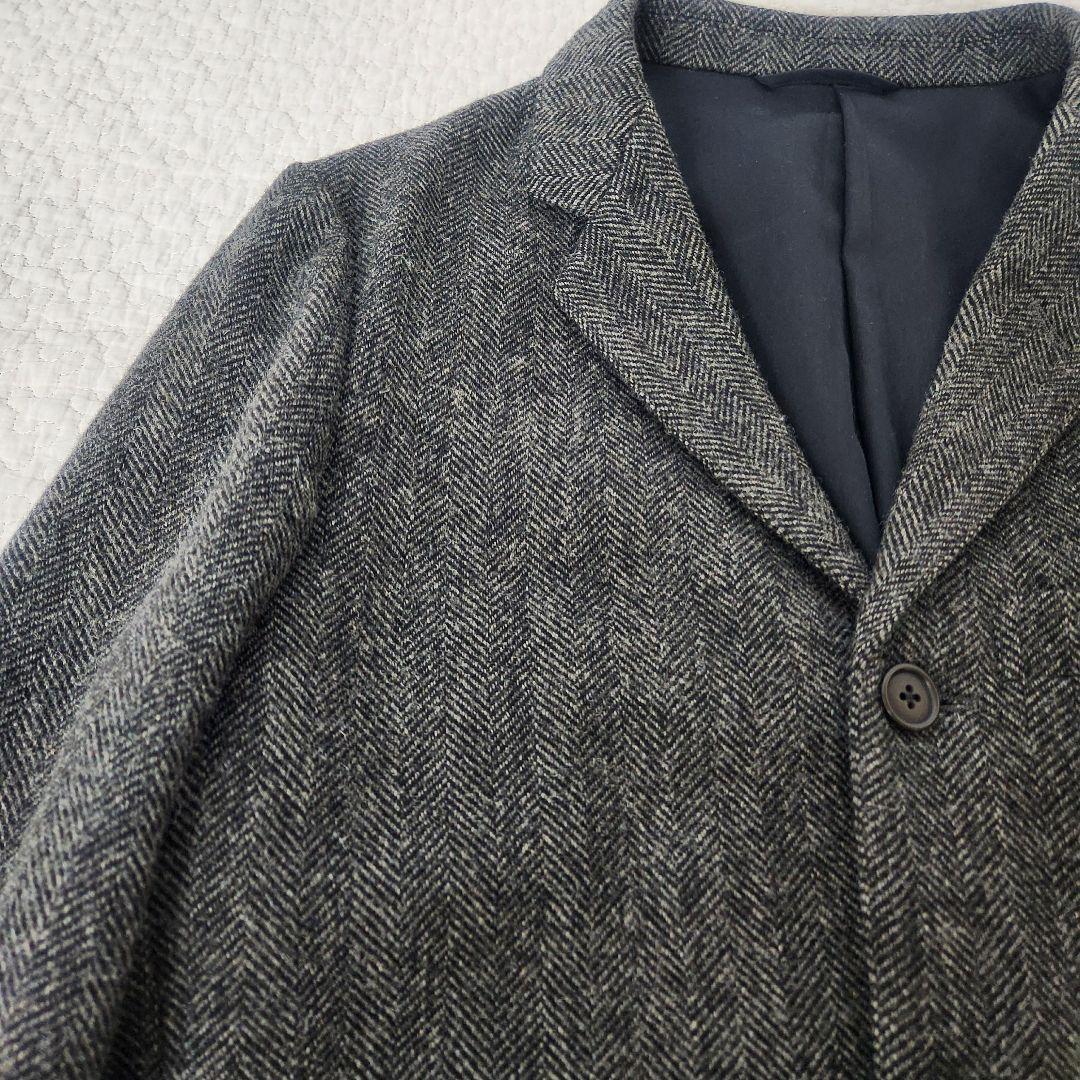 マーガレットハウエル　テーラードジャケット　ヘリンボーン　メンズ　上着