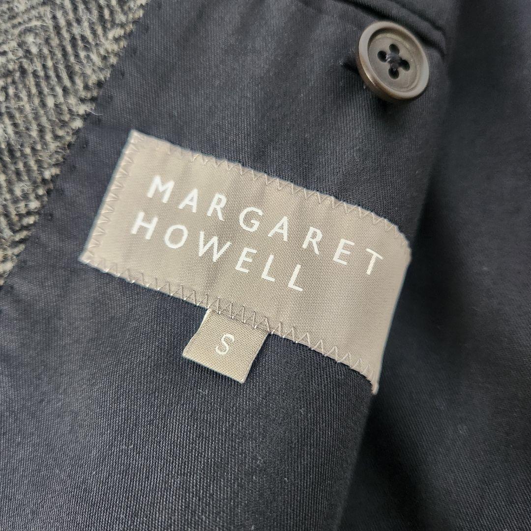 マーガレットハウエル　テーラードジャケット　ヘリンボーン　メンズ　上着