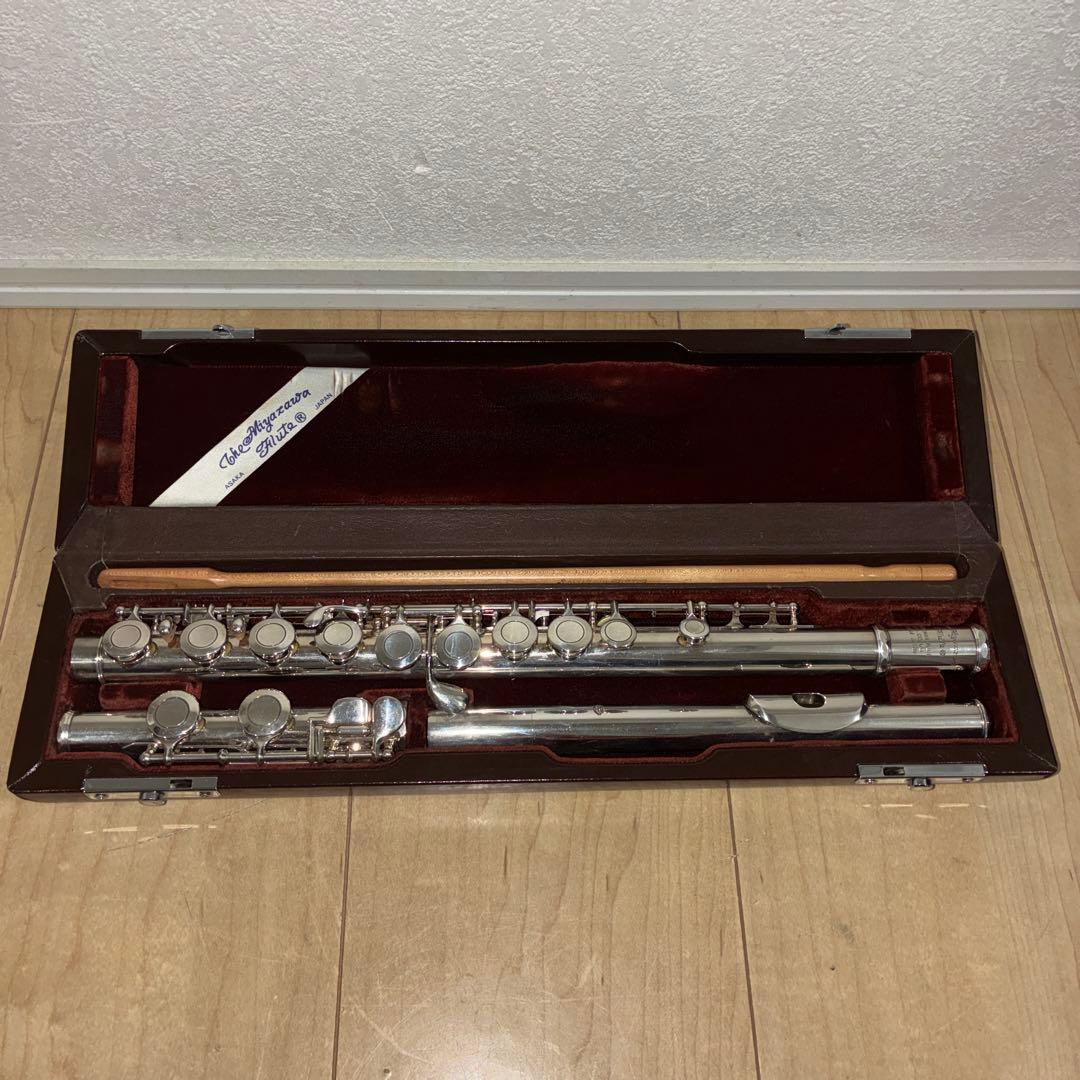 美品　名機　ミヤザワ　フルート本体　MS-70S 専用ケース付き