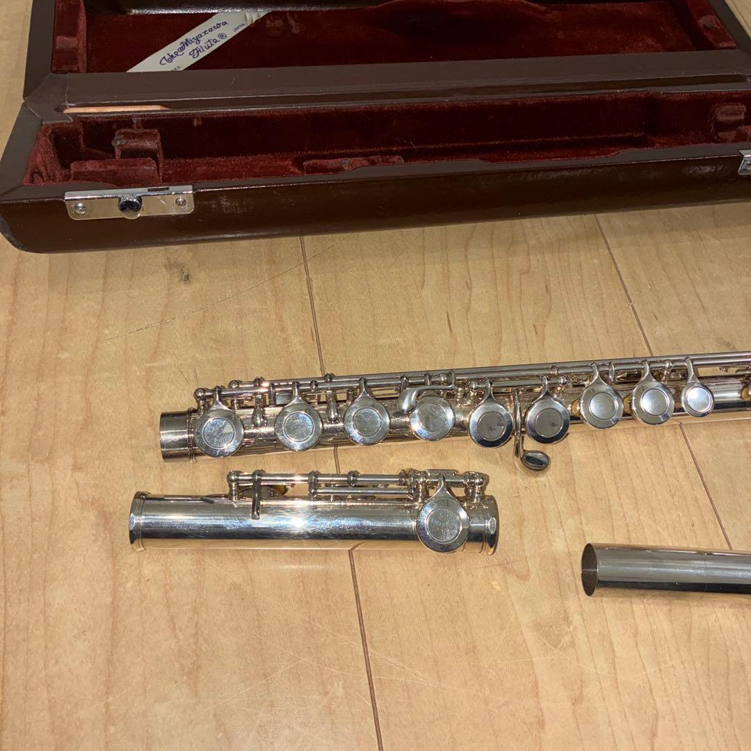 美品　名機　ミヤザワ　フルート本体　MS-70S 専用ケース付き
