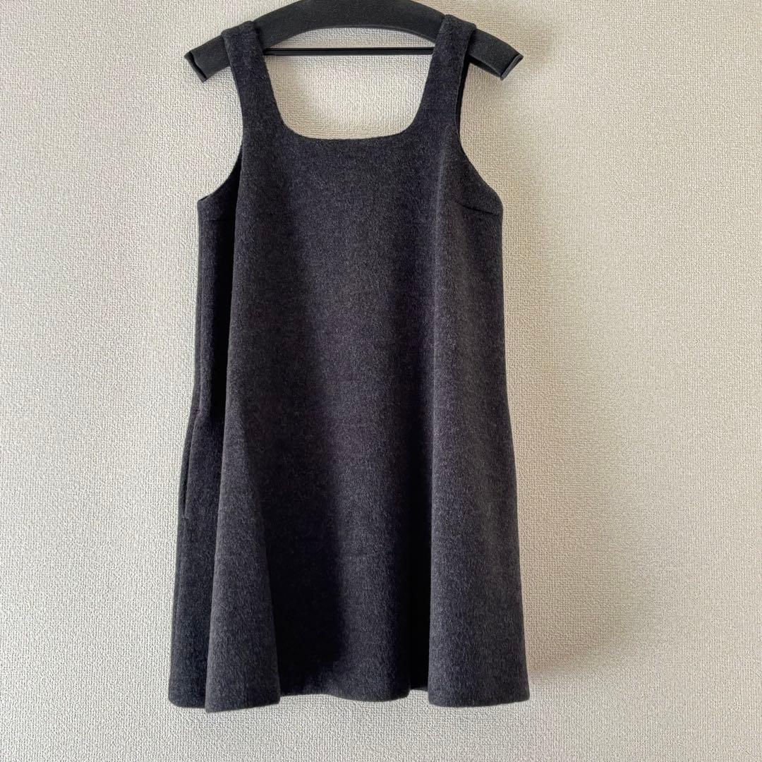 dahl'ia ミニワンピース ダークグレー