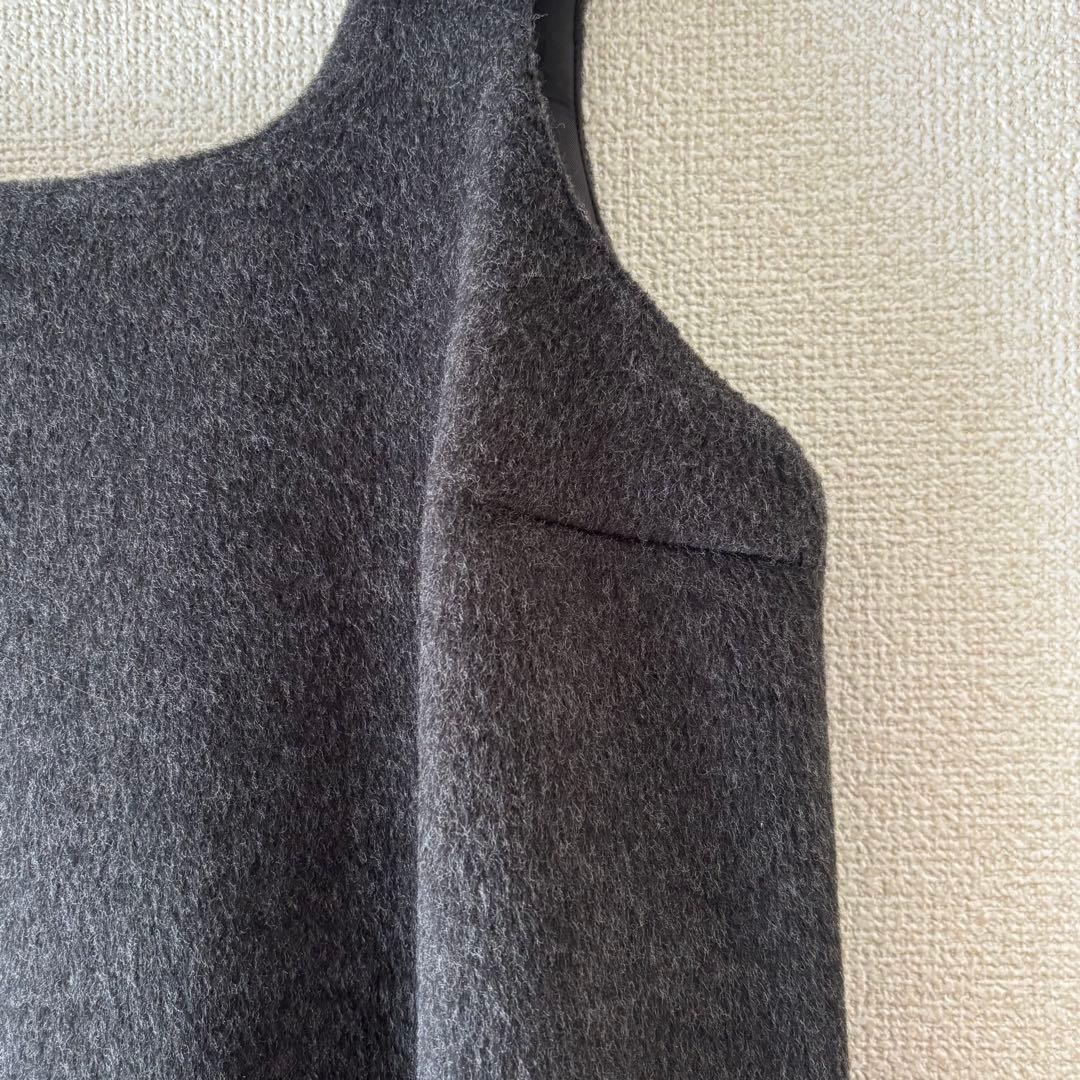 dahl'ia ミニワンピース ダークグレー