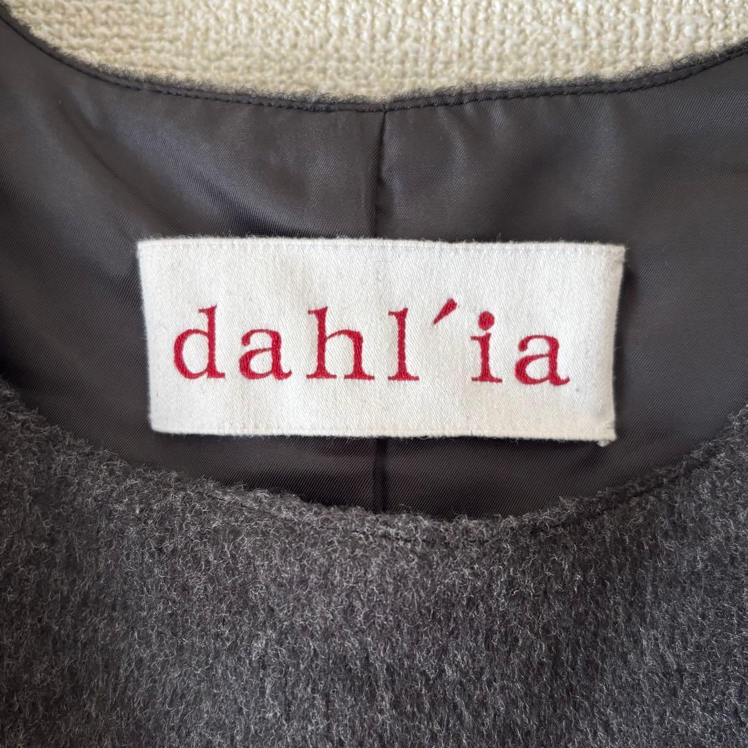 dahl'ia ミニワンピース ダークグレー
